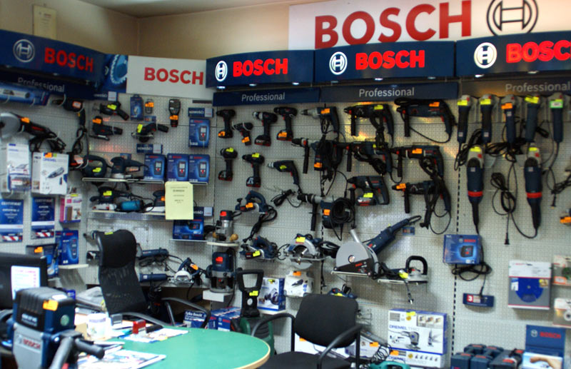 Ekspozycja Bosch przy ul. Janowa Wola 6